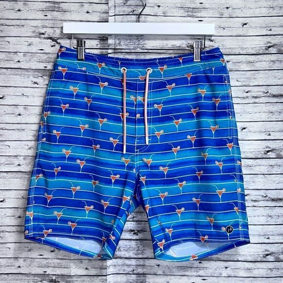 Johnnie-O Happy Hour Swim Trunks - Picture 3 of 11